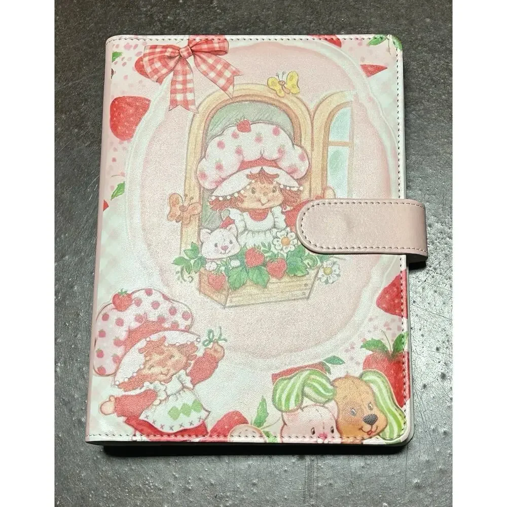 Strawberry Shortcake A5 Binder w/ Printed Stationery paper & Tote